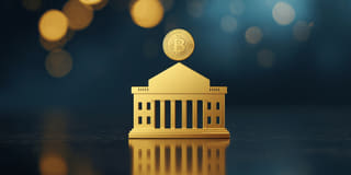 Afbeelding in nieuwsachtige stijl over institutionele belangstelling voor crypto-ETF's